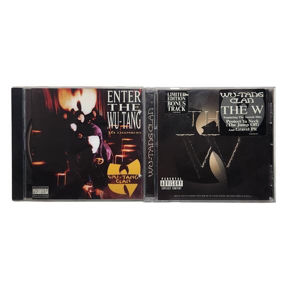 Wu-Tang Clan Enter The Wu-Tang And The W Tested Rap CD Lot 1993, 2000 Pre-owned - Picture 1 of 4